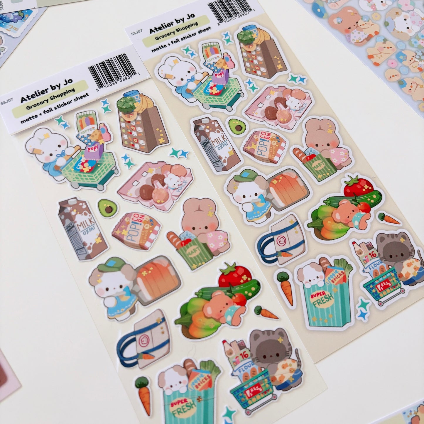 Grocery Shopping Sticker Sheet