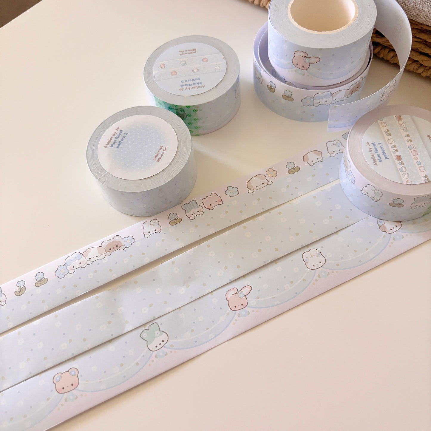 Floral Patterns Memo Writable Tape