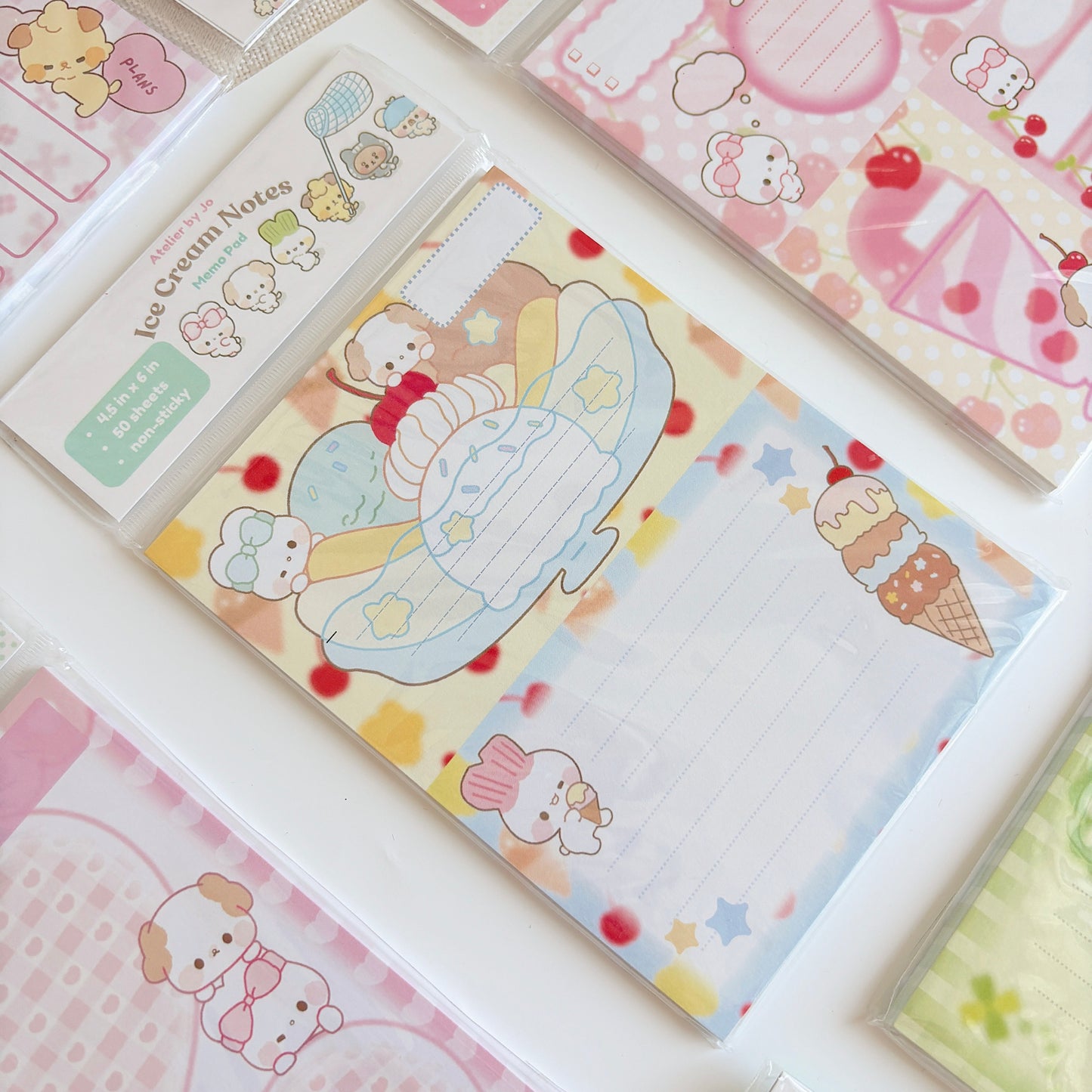 Ice Cream Notes Memo Pad