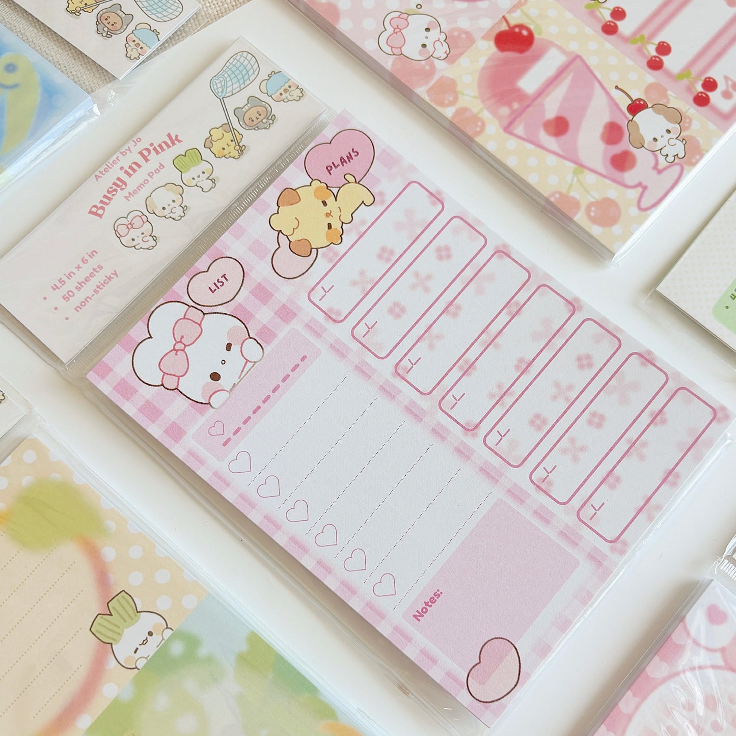 Busy in Pink Memo Pad