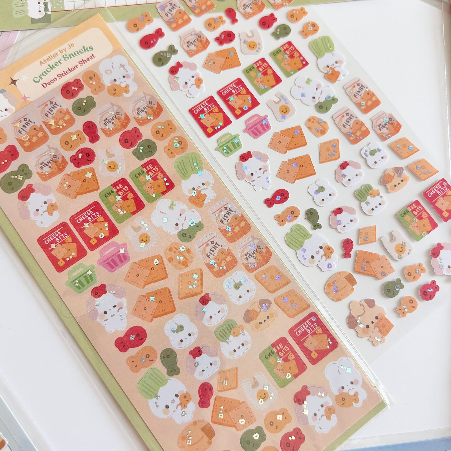 Cracker Snacks Sticker Sheet