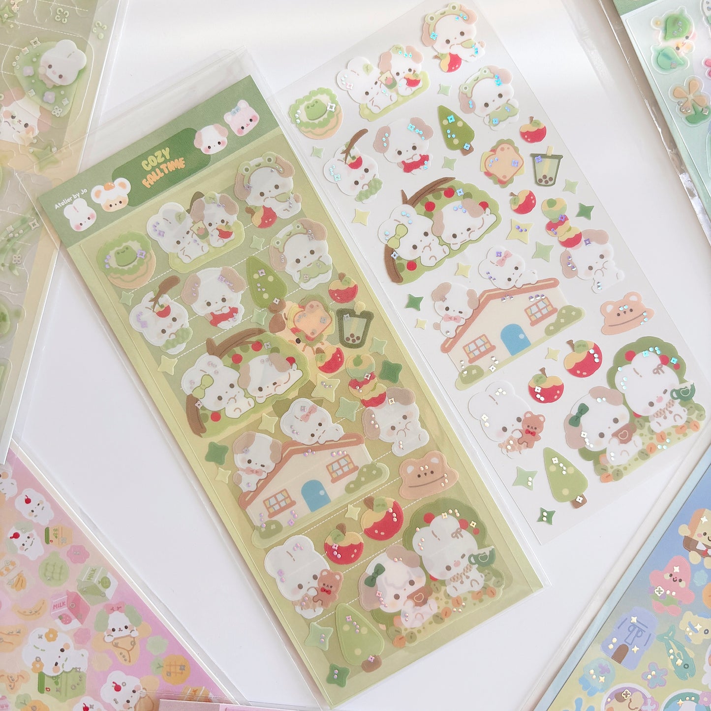 Cozy Falltime Clear Sticker Sheet