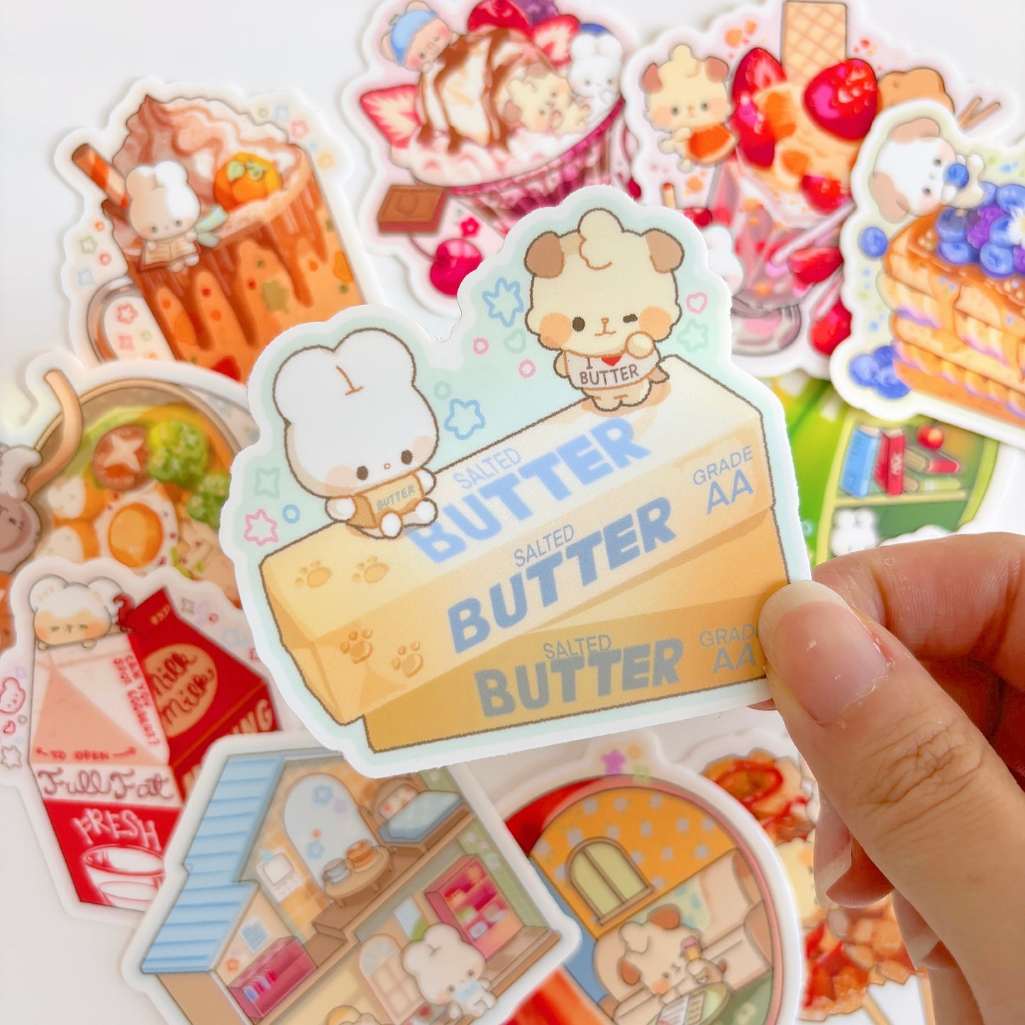 Butter Vinyl Sticker