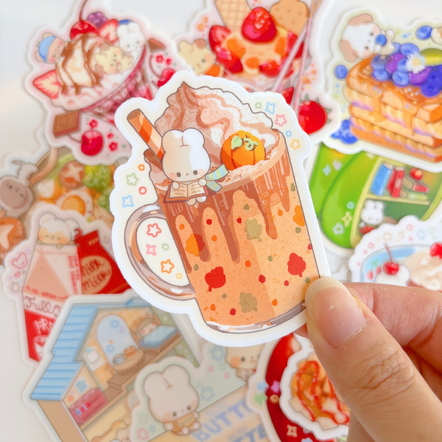 Pumpkin Spice Latte Vinyl Sticker