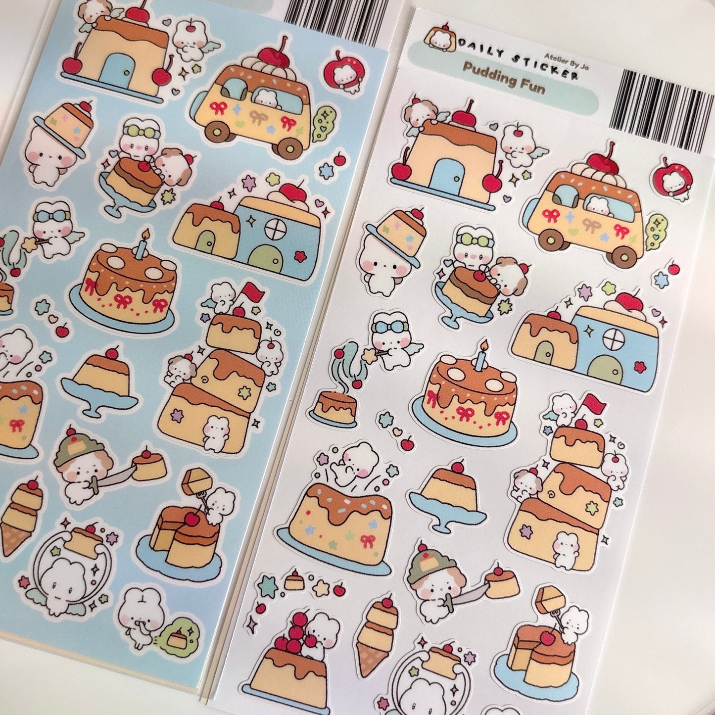 Pudding Journaling Sticker Sheet