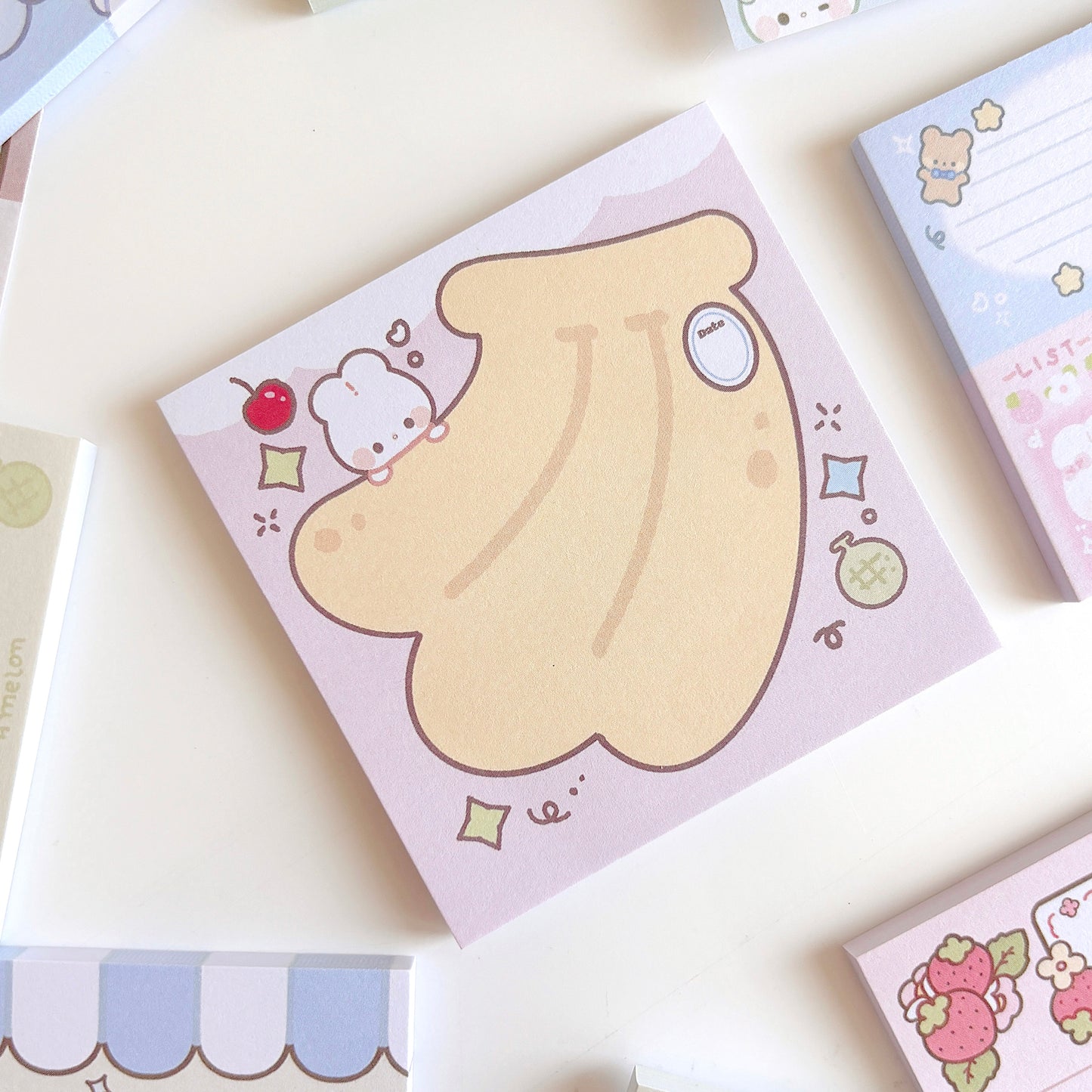 Kawaii Banana Memo Pad