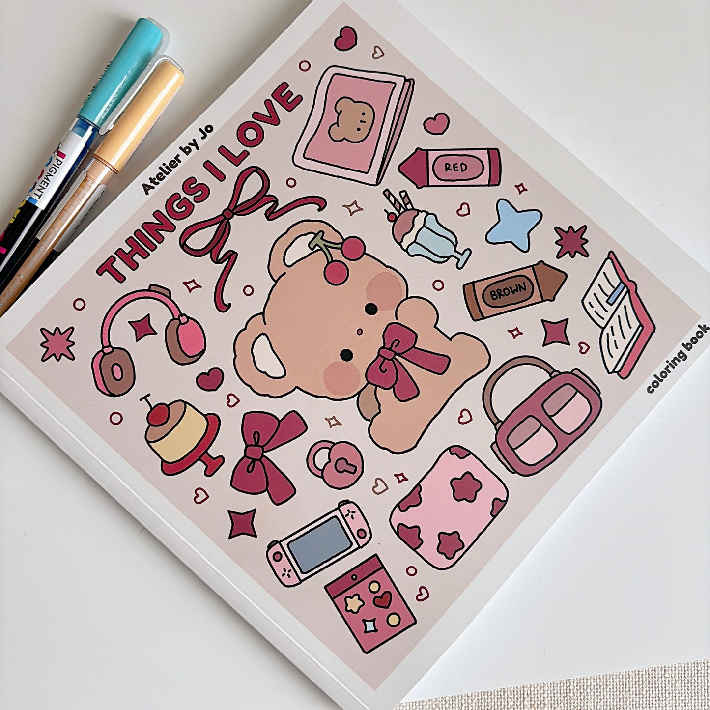 Things I Love Coloring Book