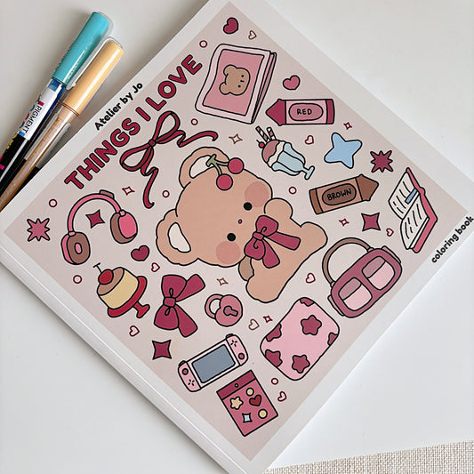 Things I Love Coloring Book