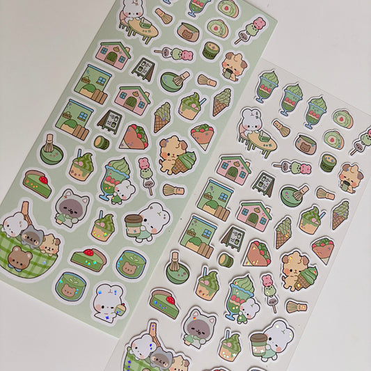 Matcha Sticker Sheet