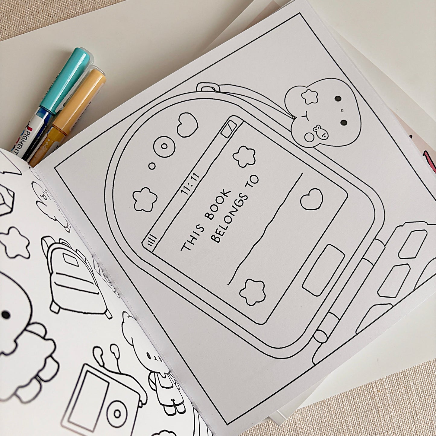 A Day Off Coloring Book
