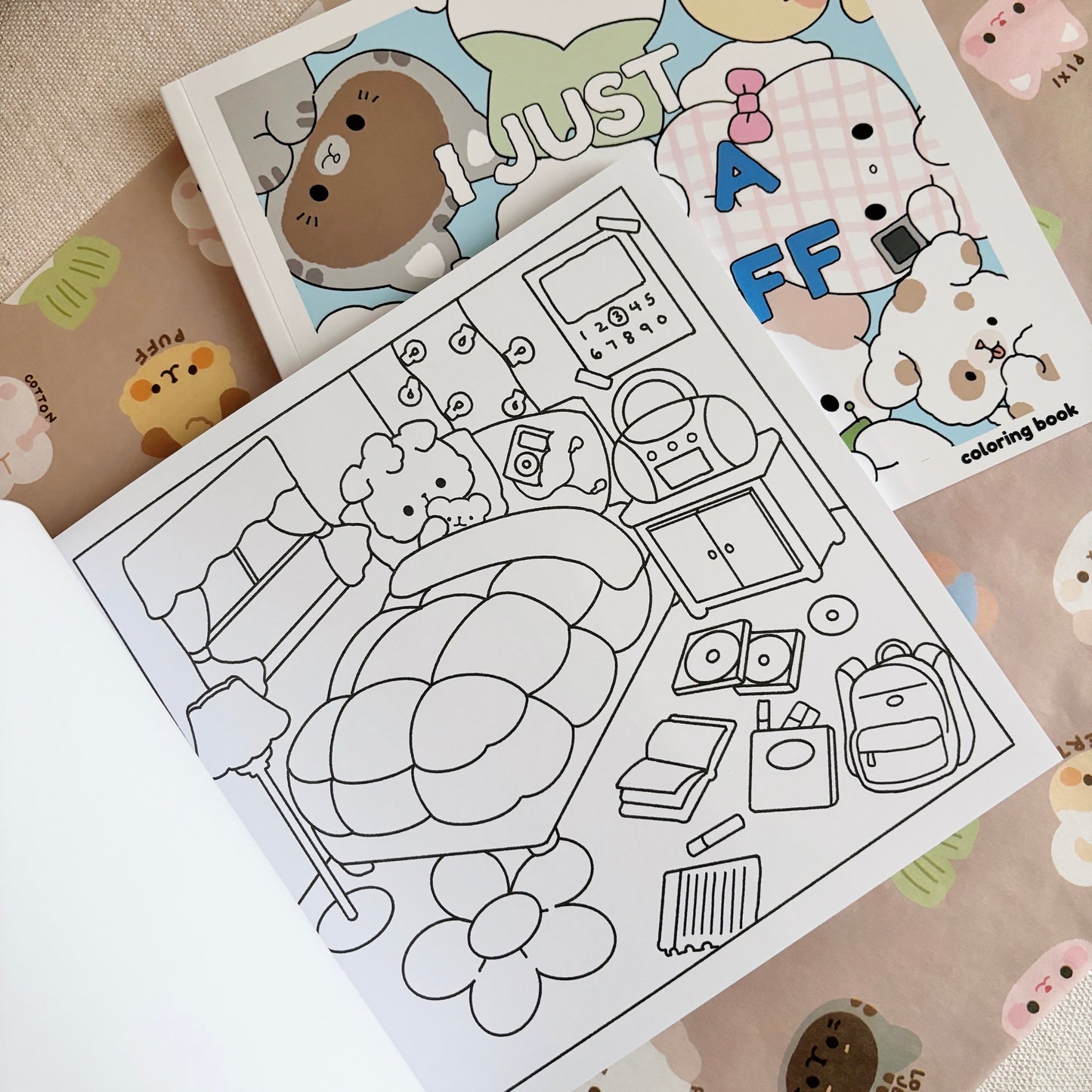 A Day Off Coloring Book