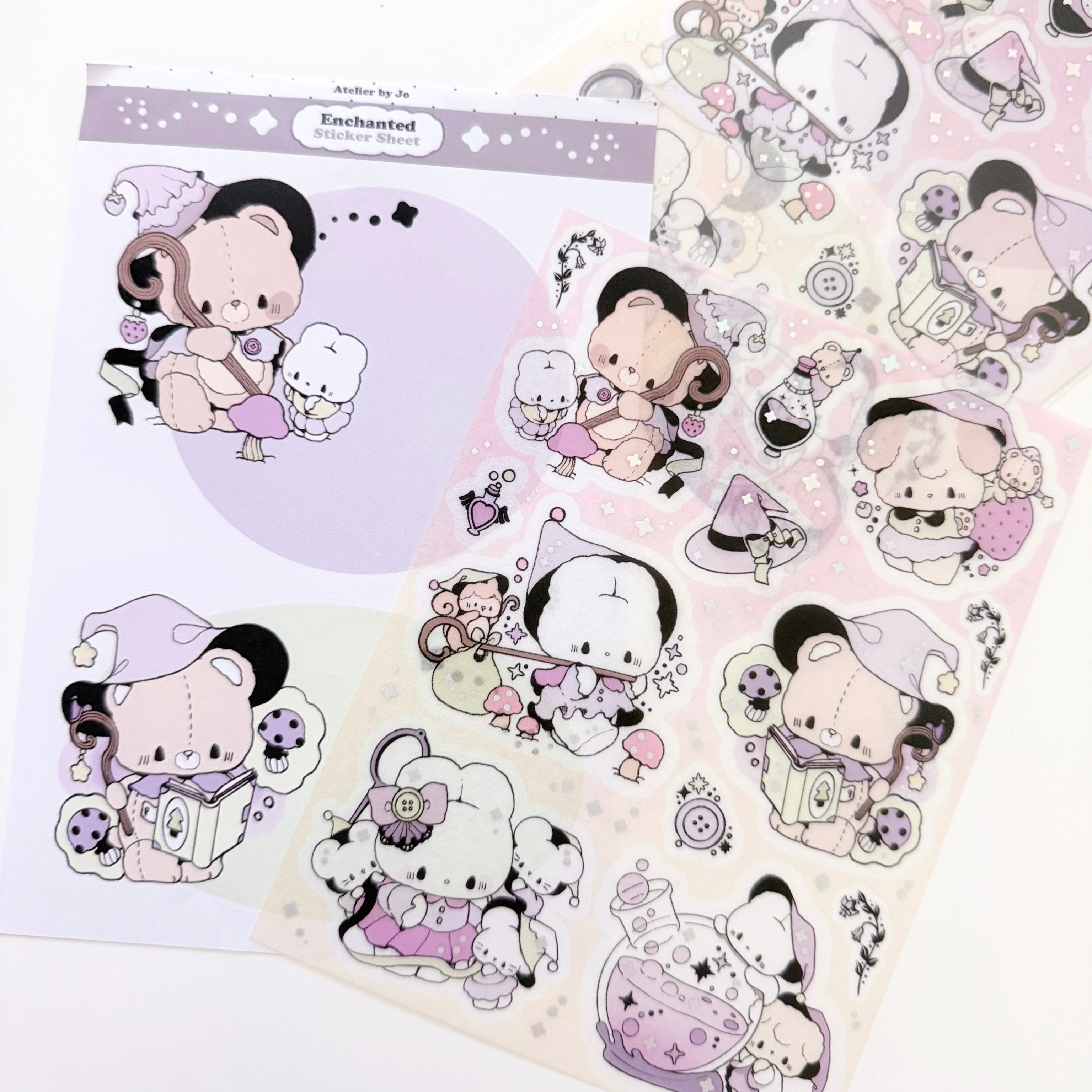 Enchanted: Large Washi Sticker Sheet – Atelier by Jo