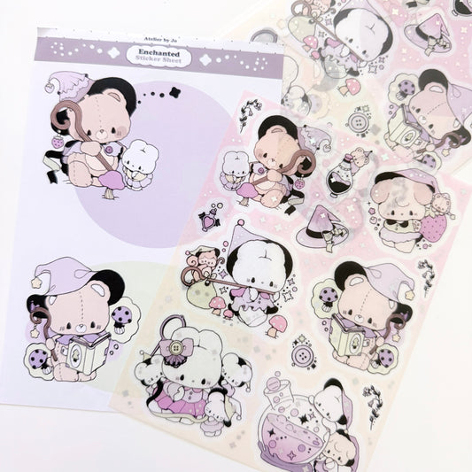 Enchanted: Large Washi Sticker Sheet