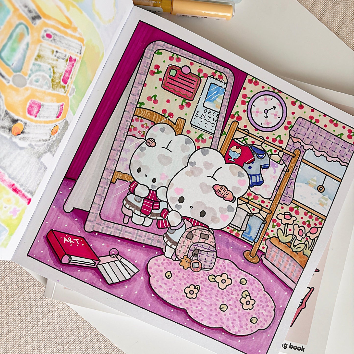 A Day Off Coloring Book