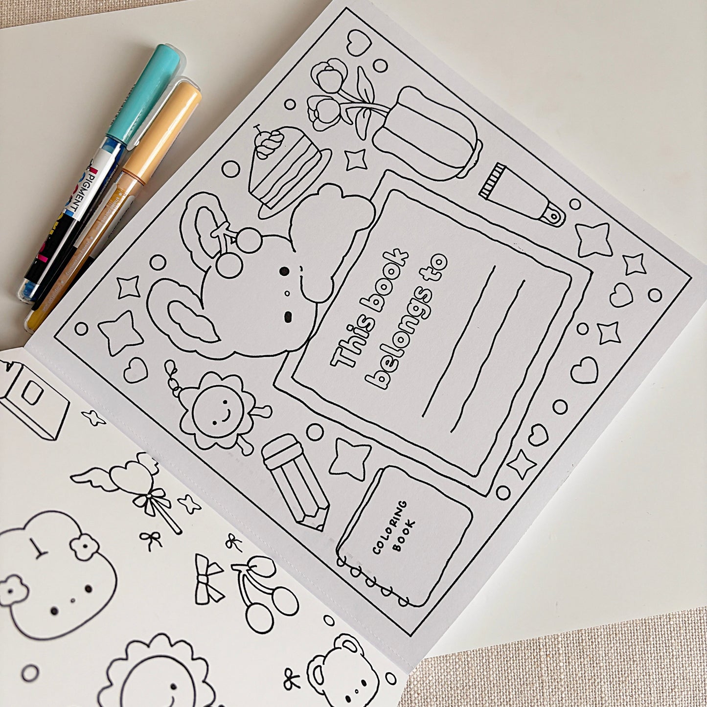 Things I Love Coloring Book