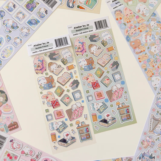Bookish Friends Sticker Sheet