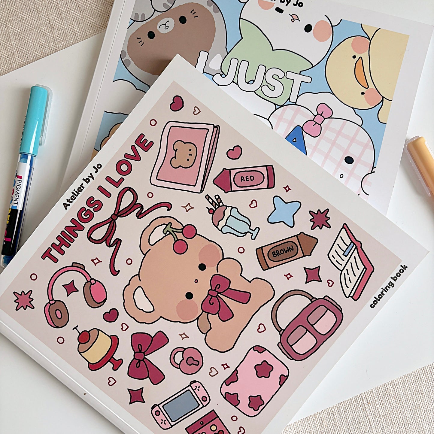 Things I Love Coloring Book