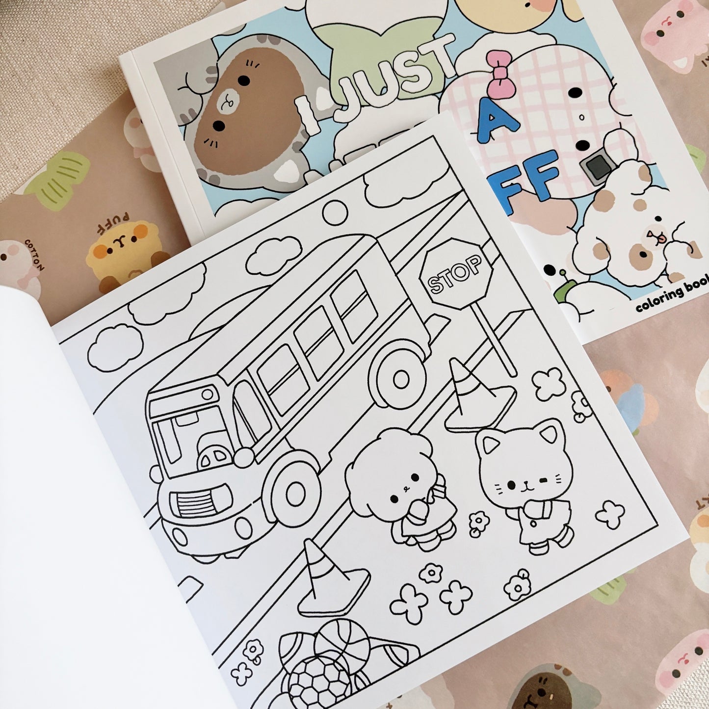 A Day Off Coloring Book