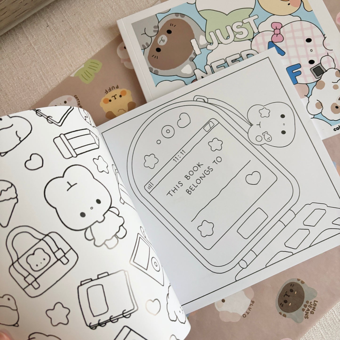 A Day Off Coloring Book