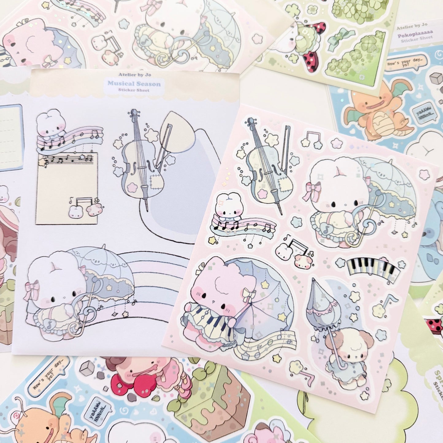 Musical Season: Large Illustrative Sticker Sheet