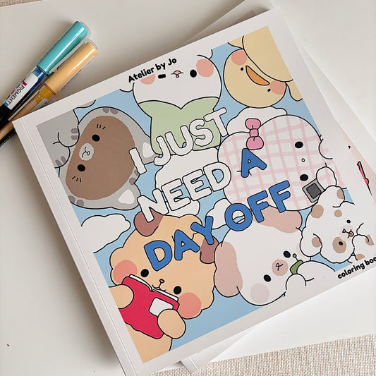 A Day Off Coloring Book