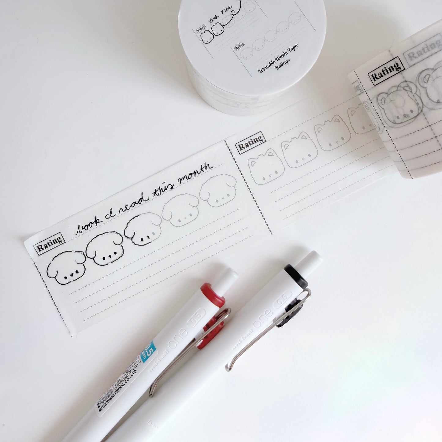 Writable Washi Tapes