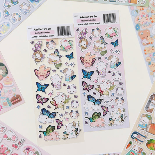Butterfly Cuties Sticker Sheet
