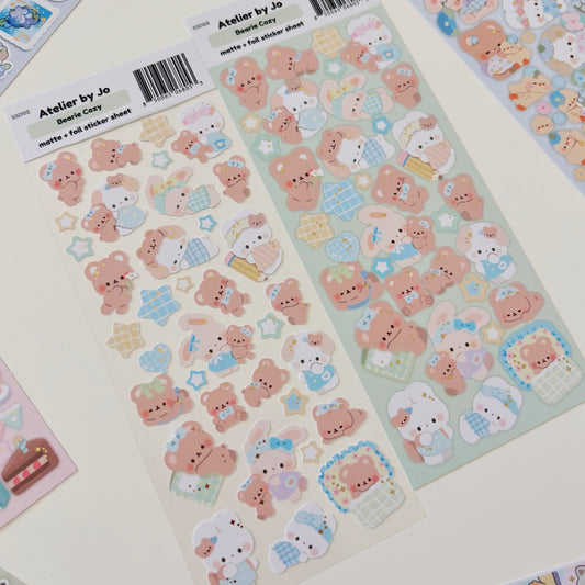 Bearie Cozy Sticker Sheet