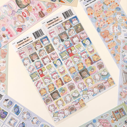 Character Moods 1 Sticker Sheet