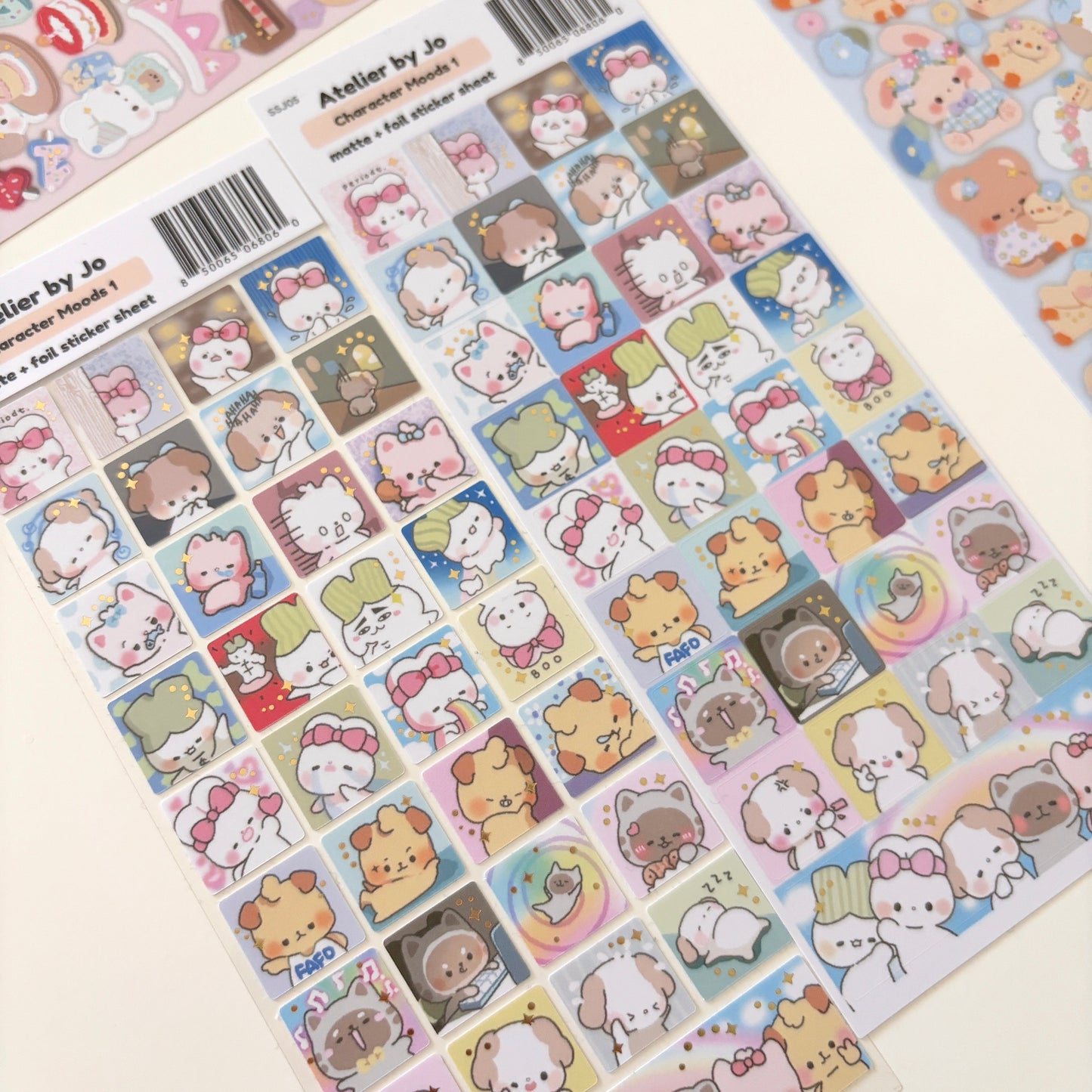 Character Moods 1 Sticker Sheet