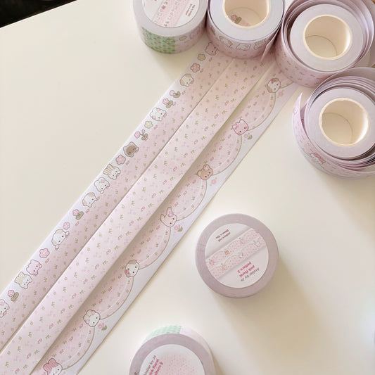 Floral Patterns Memo Writable Tape