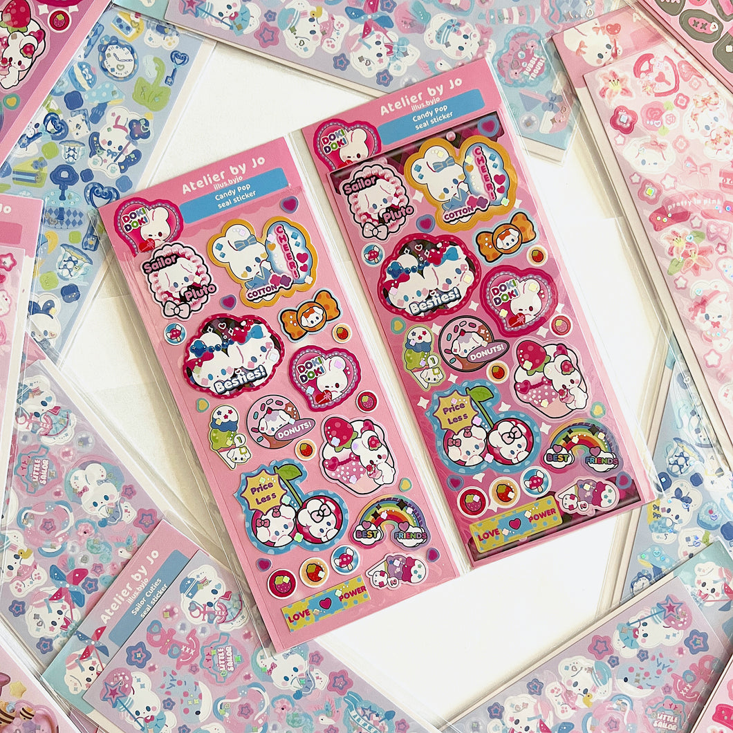 Candy Pop Deco Sticker Sheet