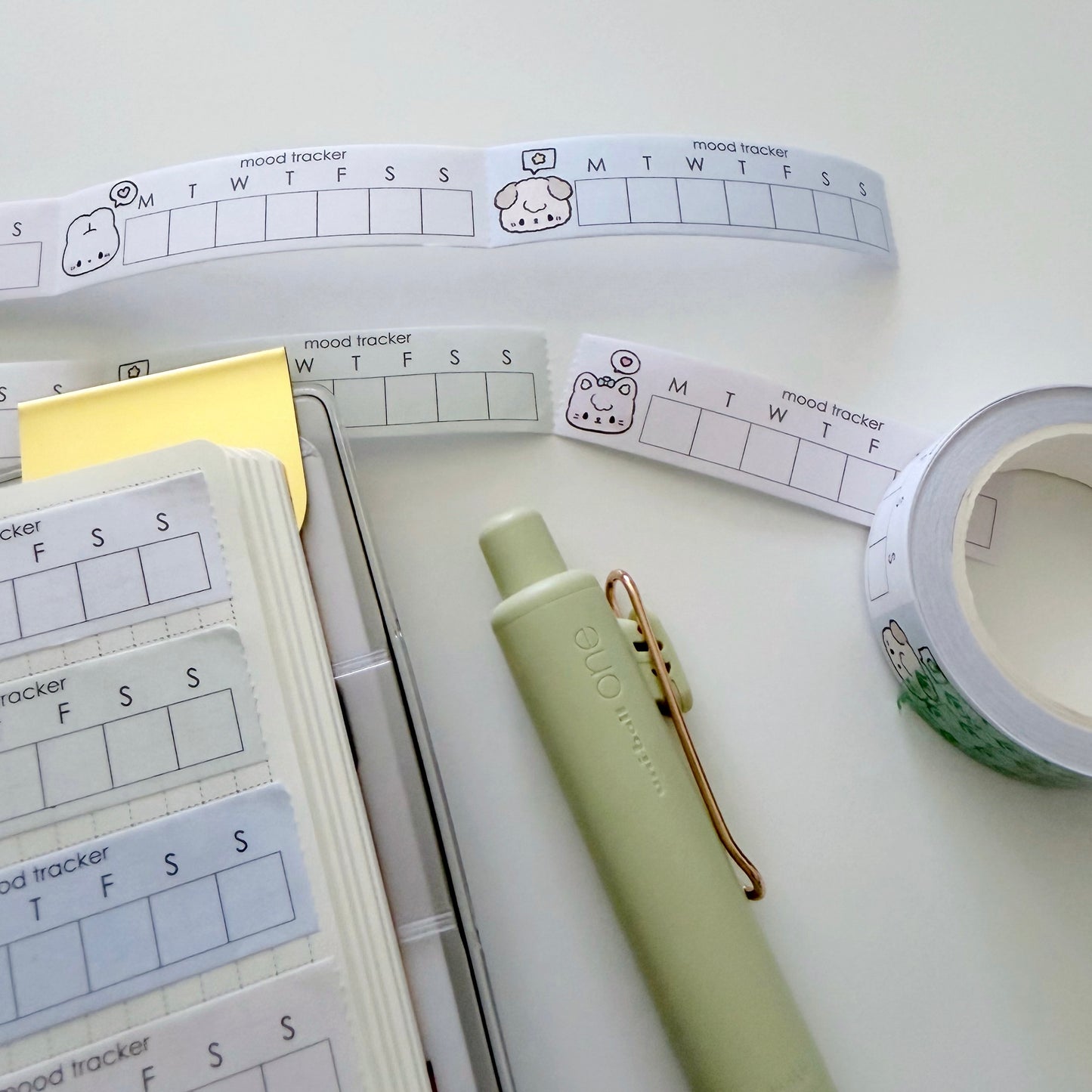 Perforated Memo Roll: Mood Tracker