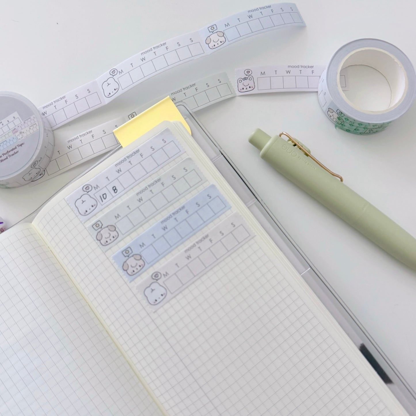 Perforated Memo Roll: Mood Tracker