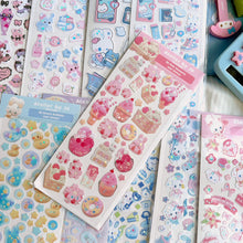 Load image into Gallery viewer, 3D Pink Desserts Deco Sticker Sheet
