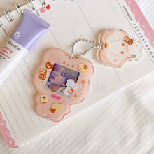 Load image into Gallery viewer, Little Bear Photocard Holder Epoxy Charm
