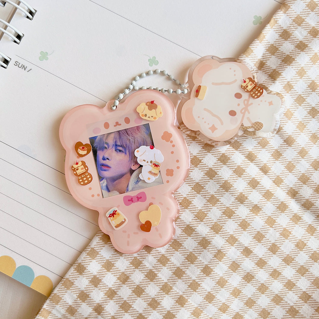 Little Bear Photocard Holder Epoxy Charm