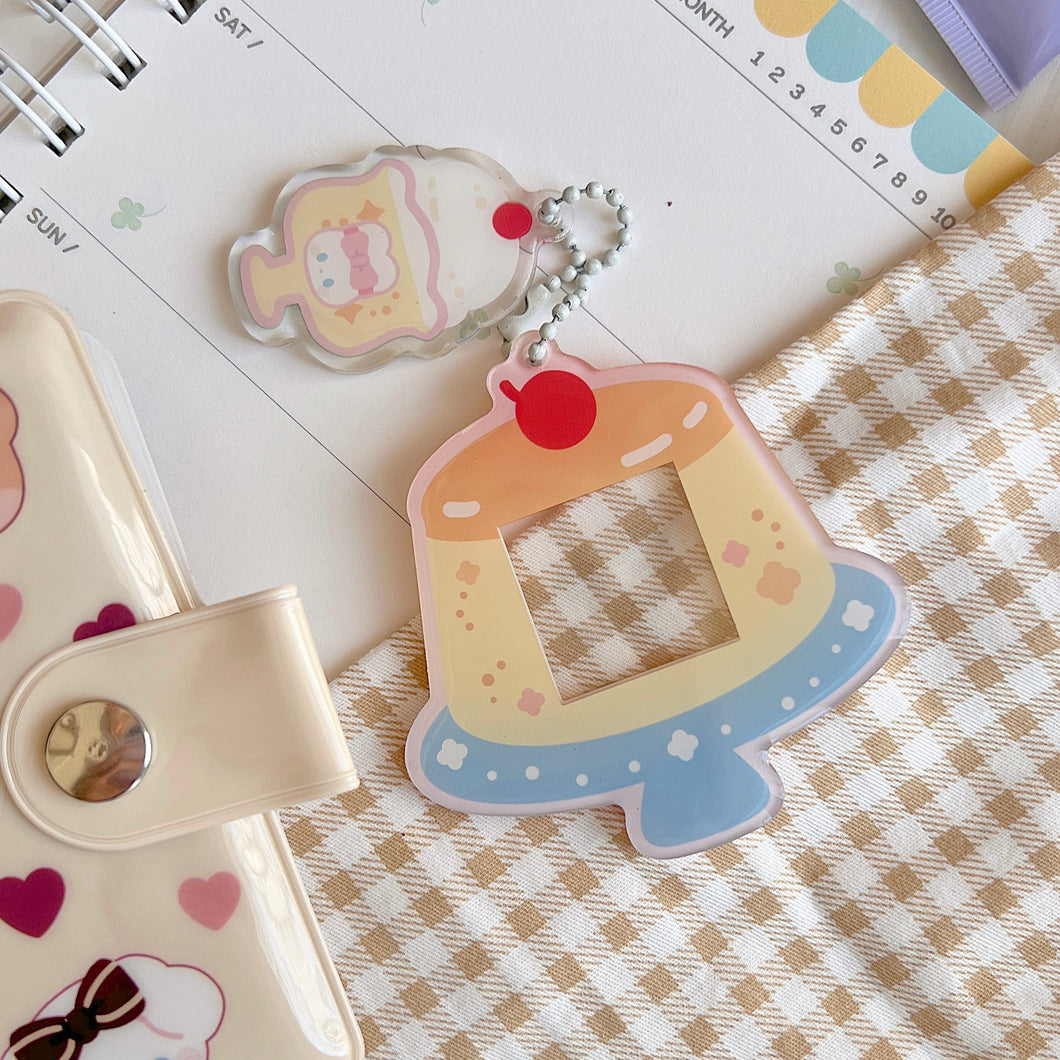 Little Pudding Photocard Holder Epoxy Charm