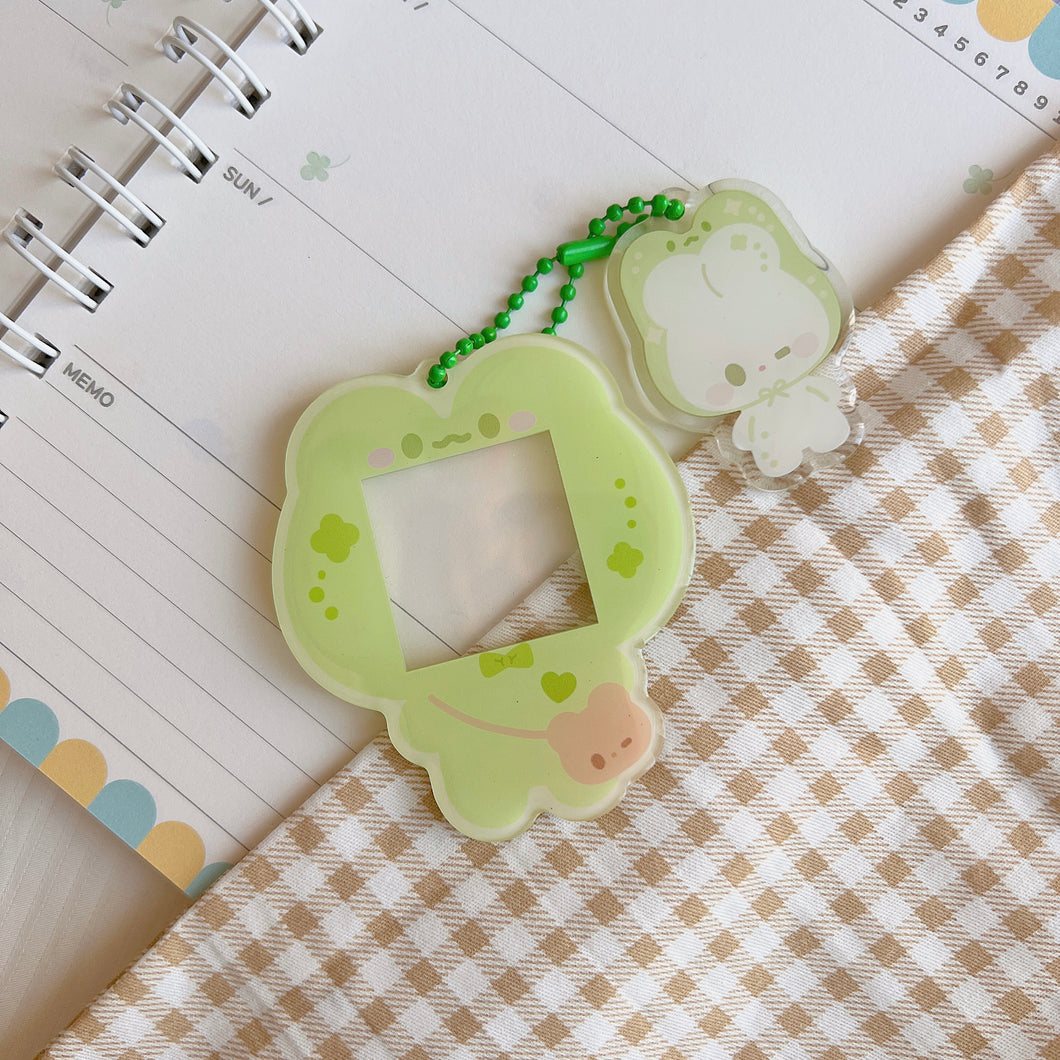 Little Frog Photocard Holder Epoxy Charm