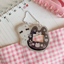Load image into Gallery viewer, Tamagotchi Bunny Photocard Holder Epoxy Charm
