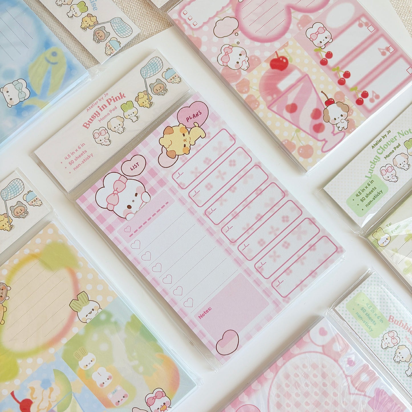Busy in Pink Memo Pad