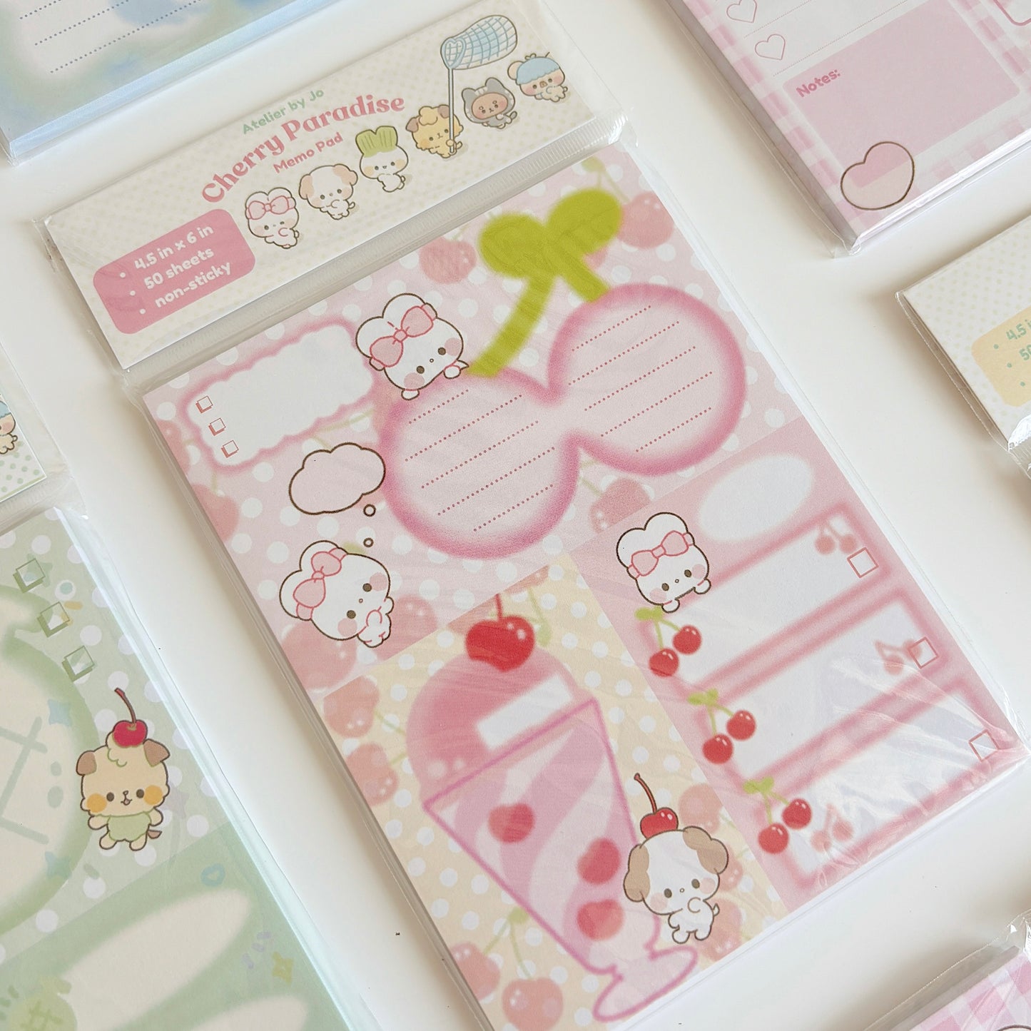Cherry Magic Memo Pad