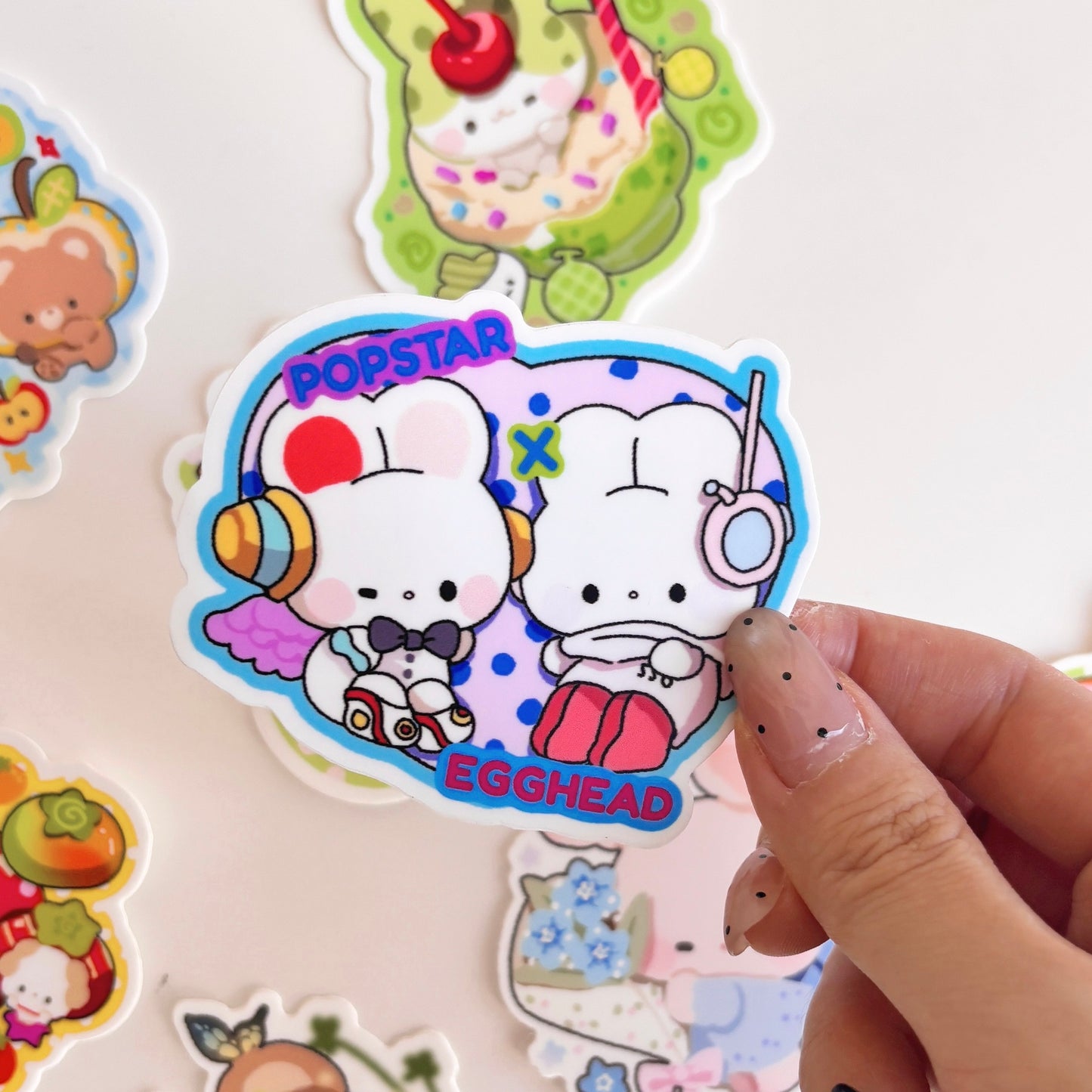 One Piece Egghead x Popstar Vinyl Sticker