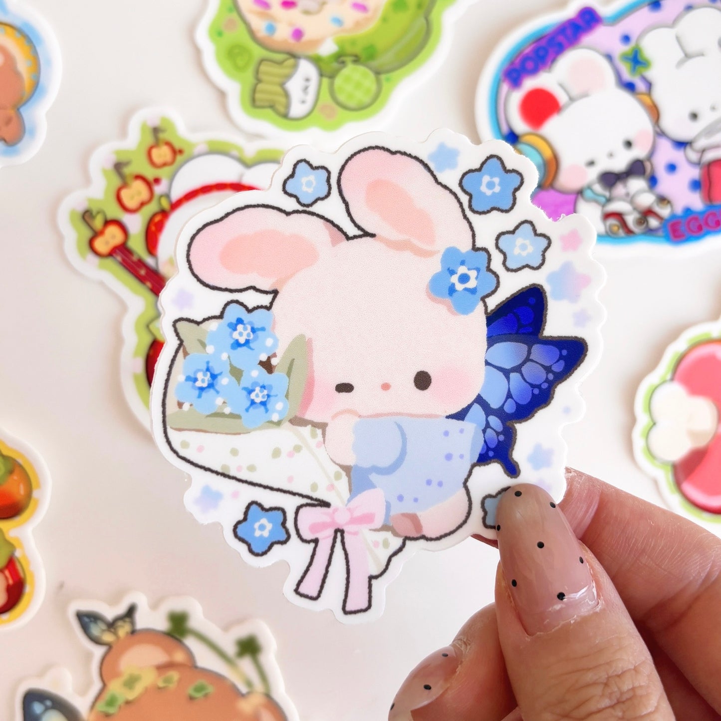 Butterfly Cherie Vinyl Sticker