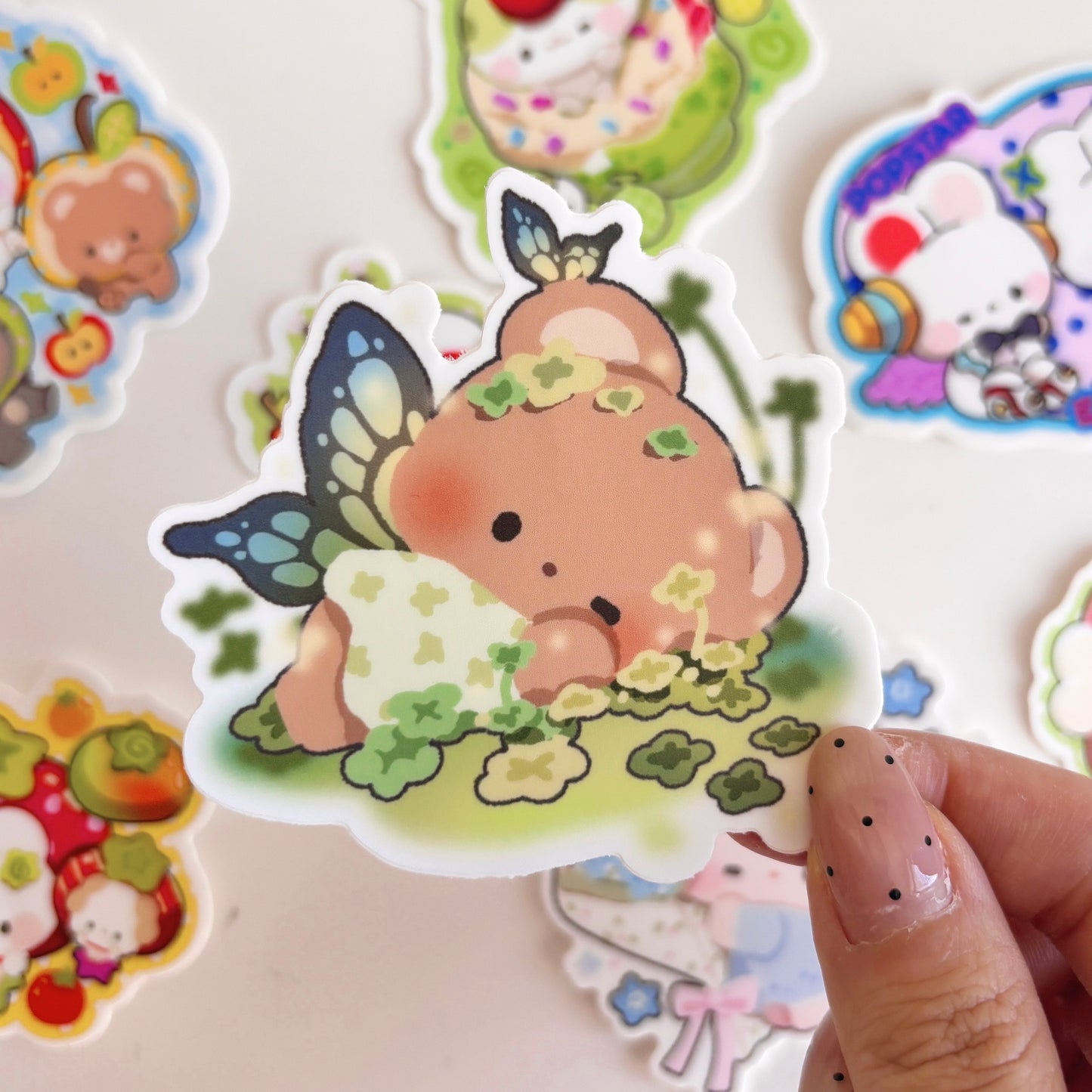 Butterfly Berie Vinyl Sticker