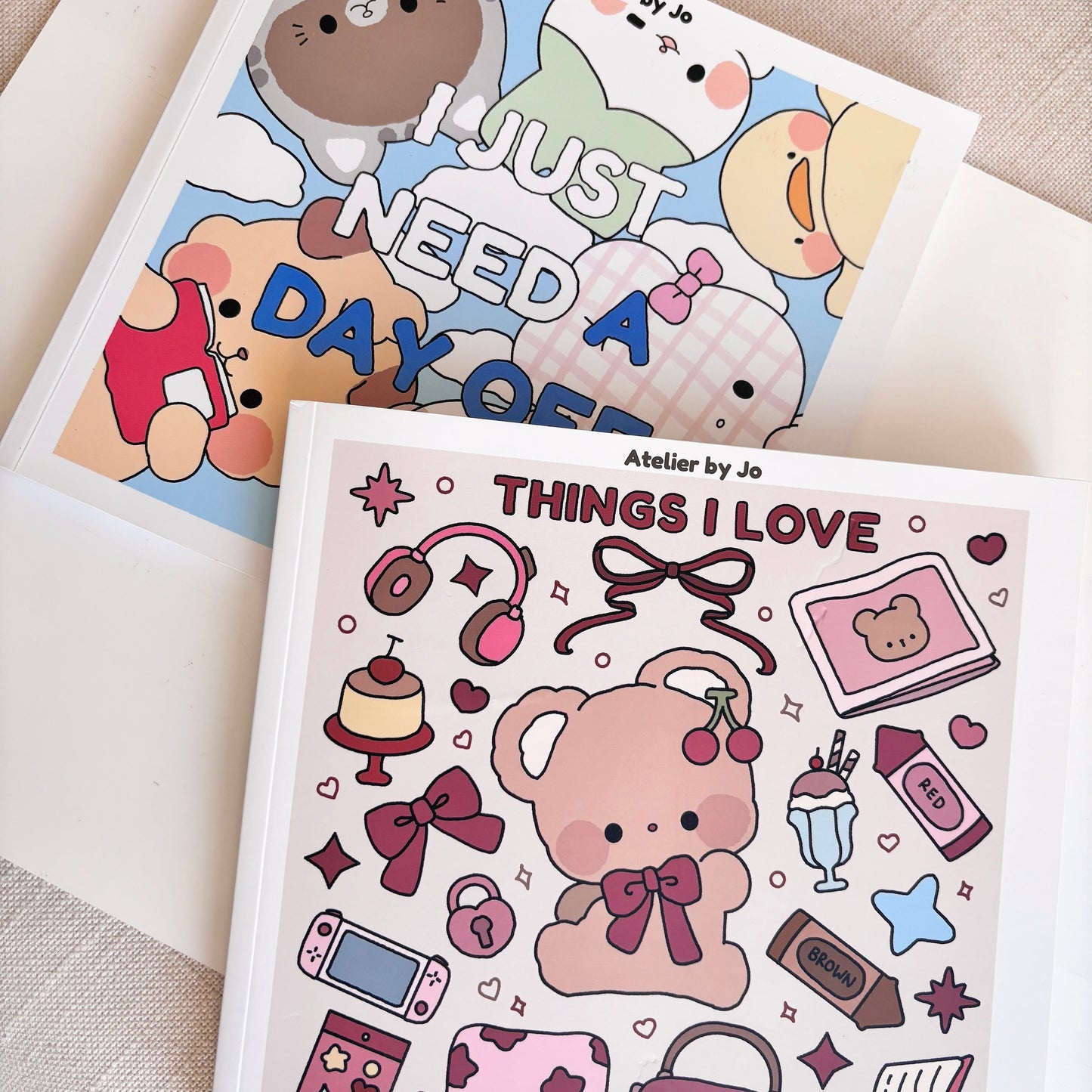 Color Book Bundle: Things I Love + I Need a Day Of