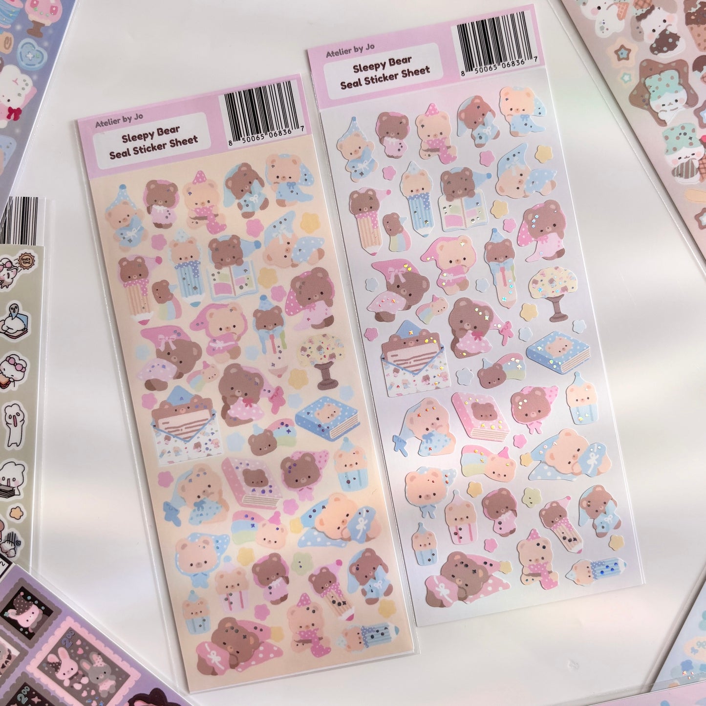 Sleepy Bears Deco Sticker Sheet