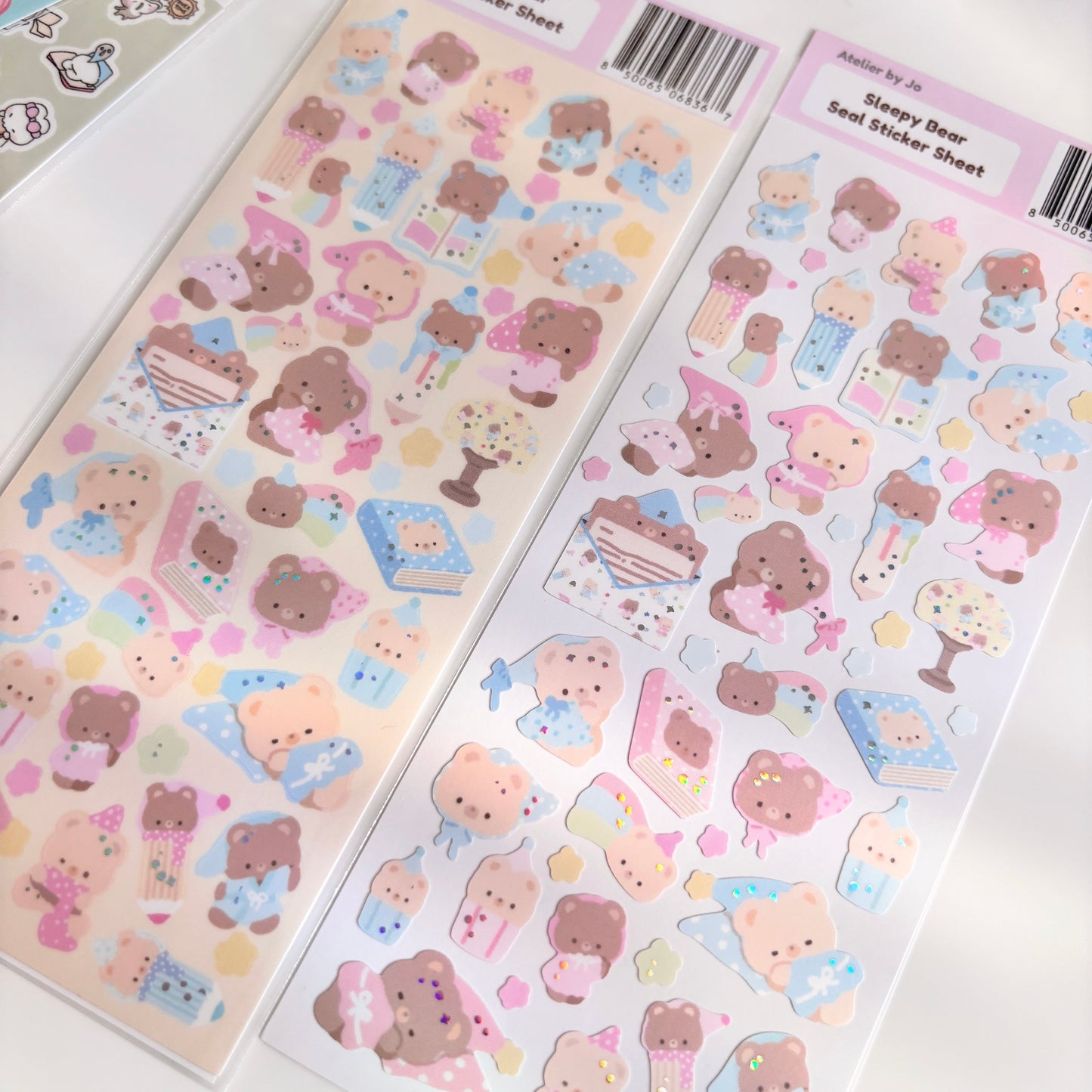 Sleepy Bears Deco Sticker Sheet