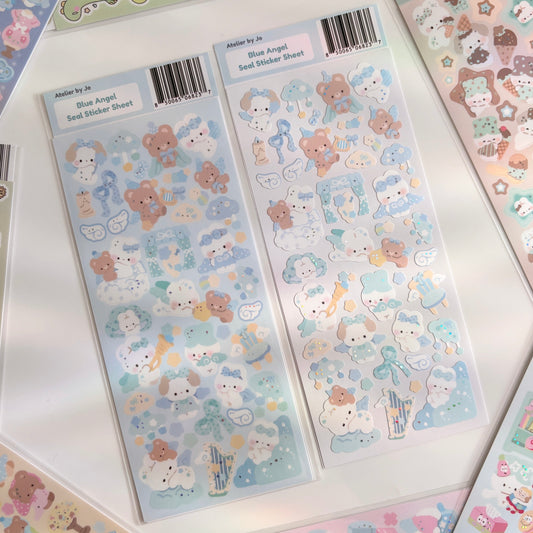 Blue Angel Deco Sticker Sheet