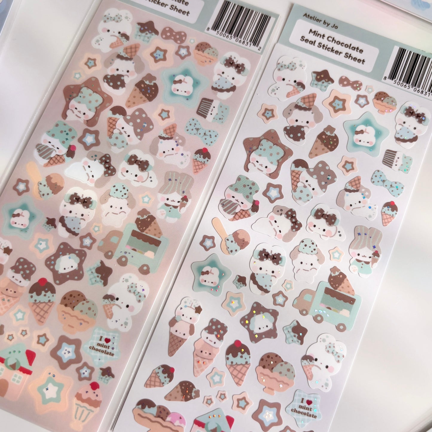 Mint Chocolate Deco Sticker Sheet